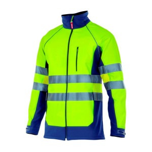 SOFTSHELL BICOLOR AZUL ESC/AMARELO AV 306001